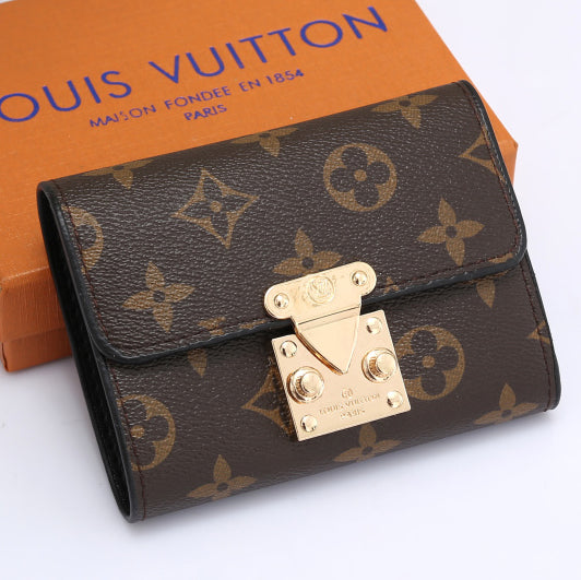 Louis Vuitton LV Women Leather Fashion Purse Wallet