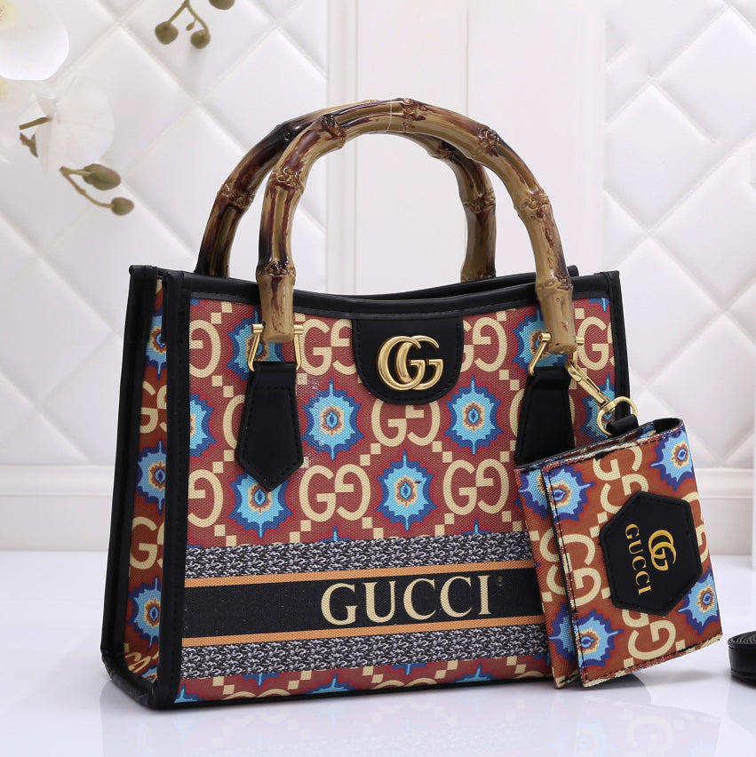 GG Louis Vuitton LV Women Shopping Bag Leather Tote Handbag Shoulder Bag Two-Piece Set