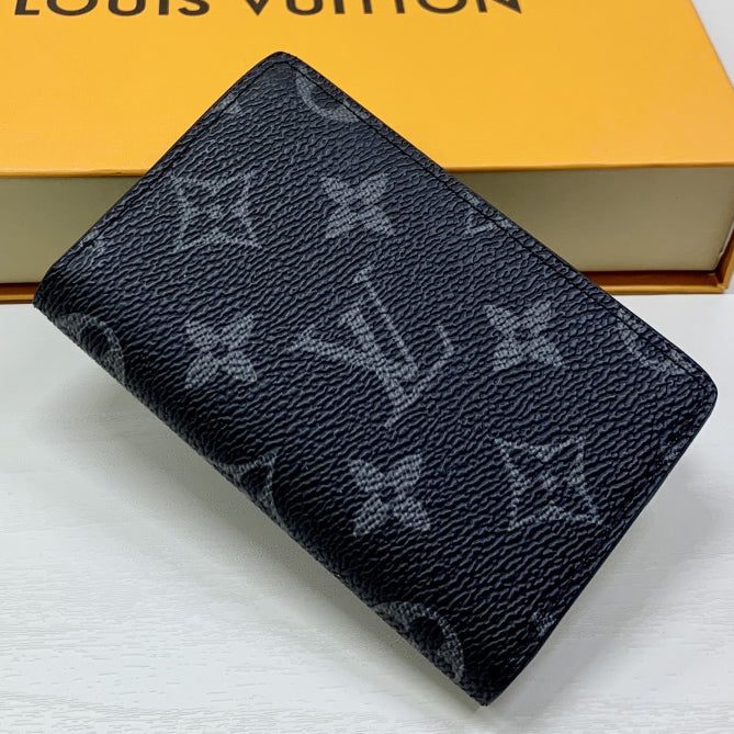 Louis Vuitton LV Women Leather Multicolor Buckle  Wallet Purse