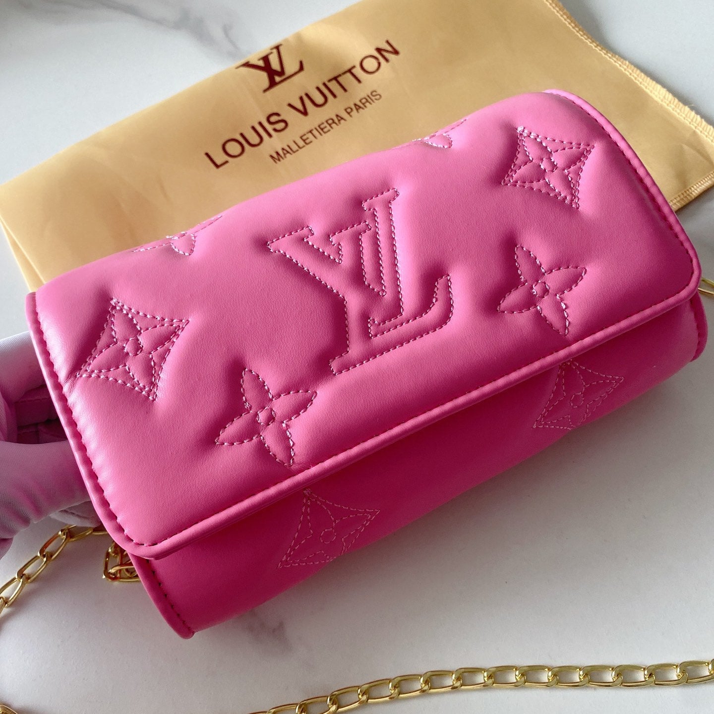 Louis Vuitton LV Women Leather Multicolor Buckle Bright Color Wallet Purse