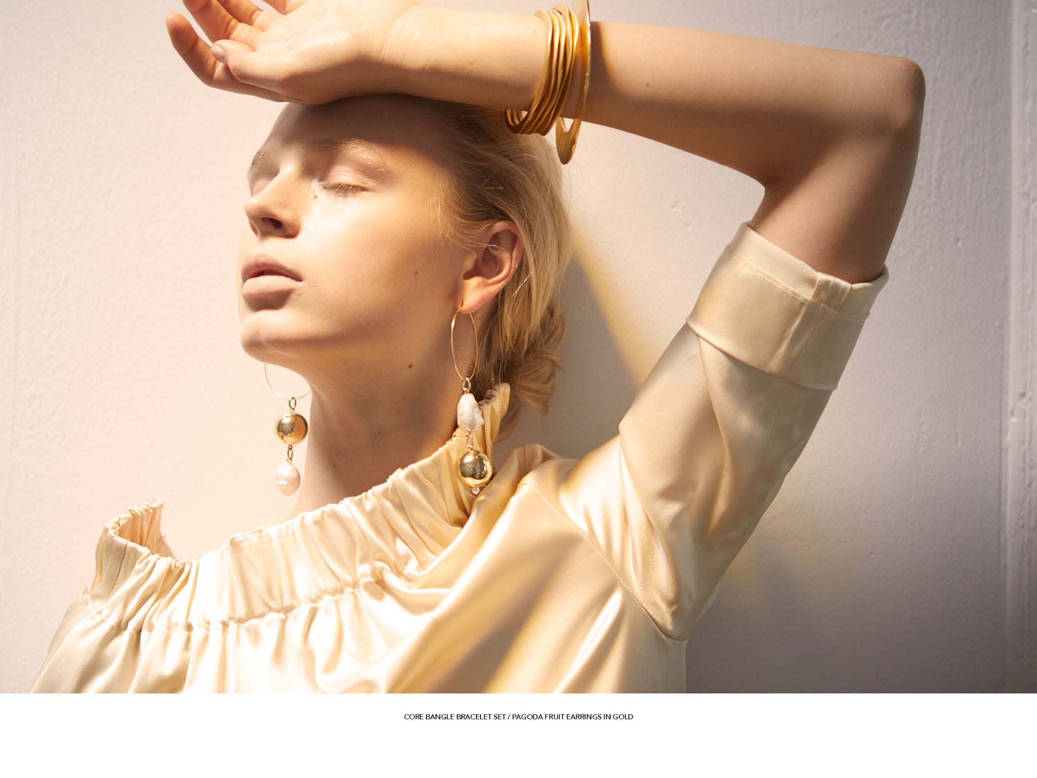 sculptural luxury gold jewelry