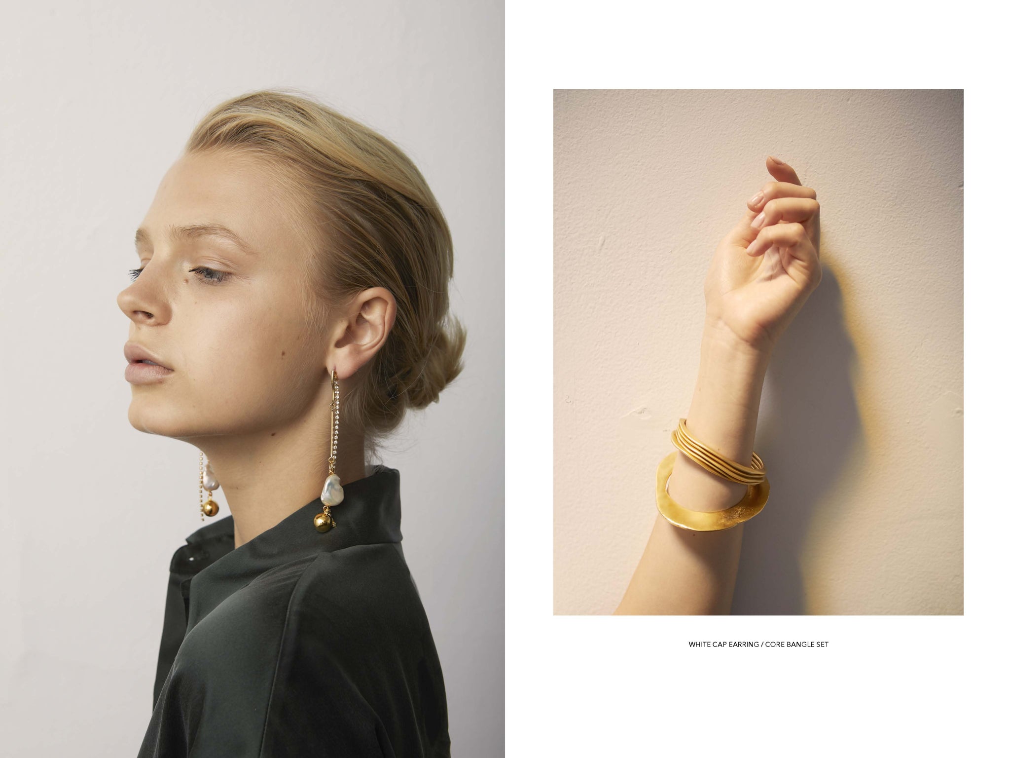 sculptural gold jewelry