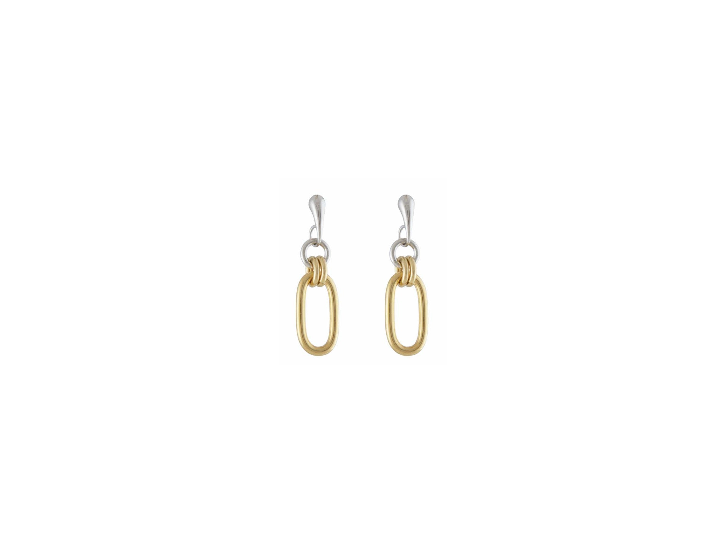 Duplex Earrings / Gold