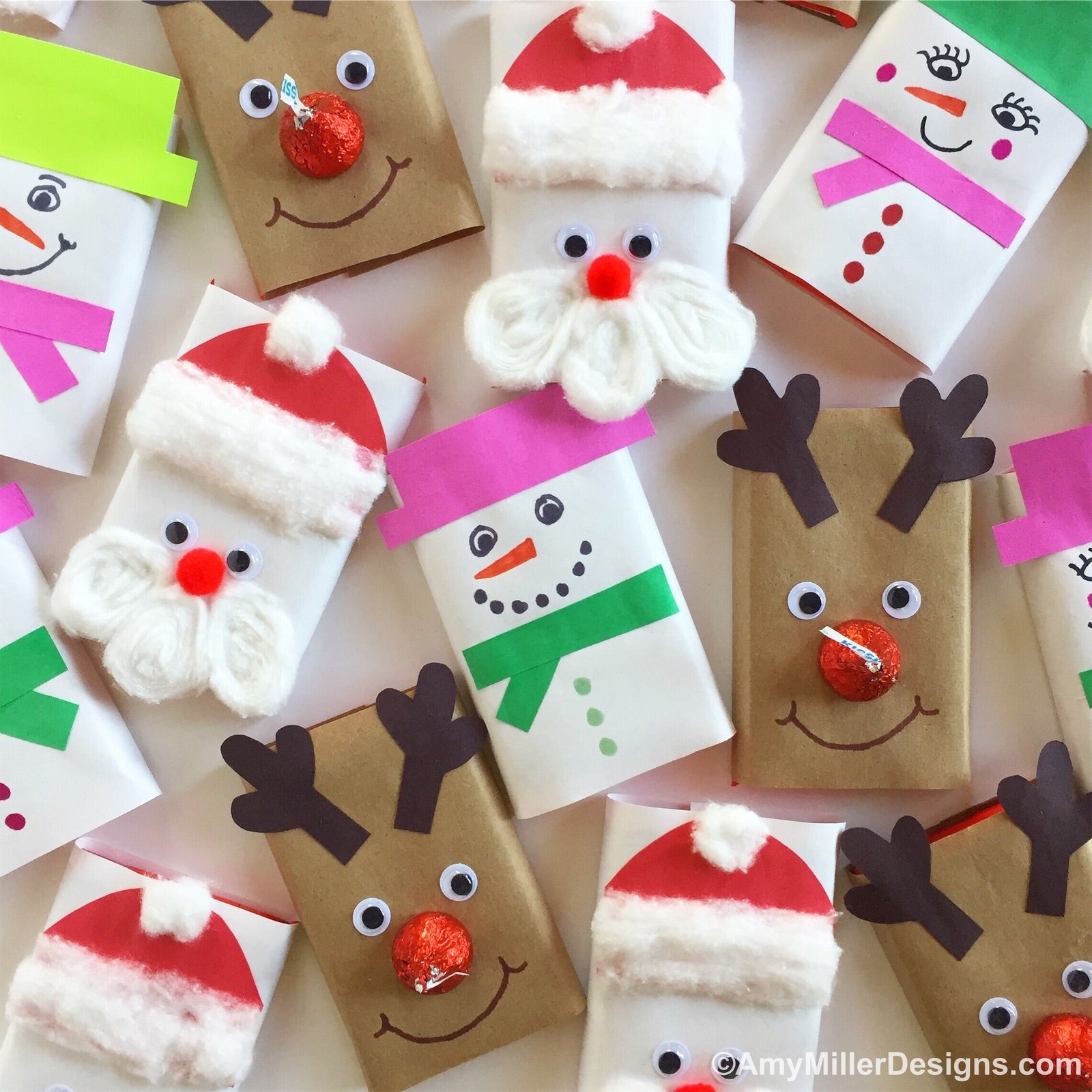 DIY Christmas Candy Bar Wrapper Ideas
