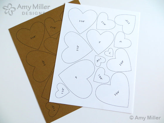 Heart Tracing Templates