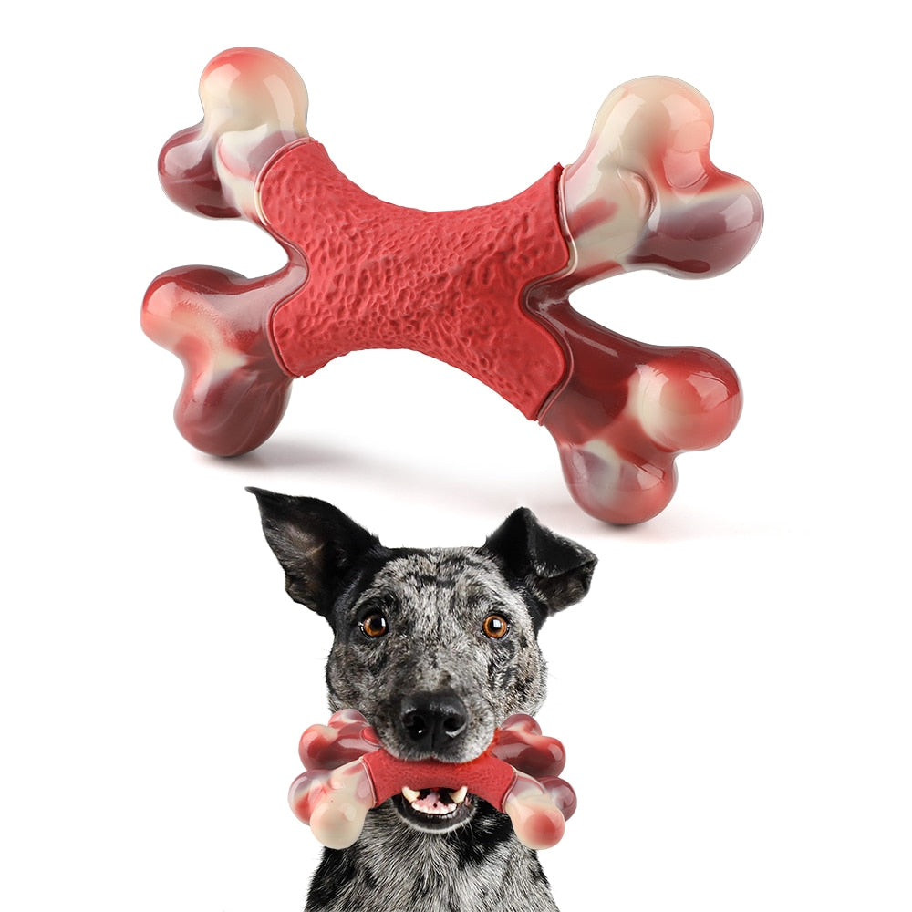 MASBRILL Pet Dog Chew Toy, Durable Dog Double Bone