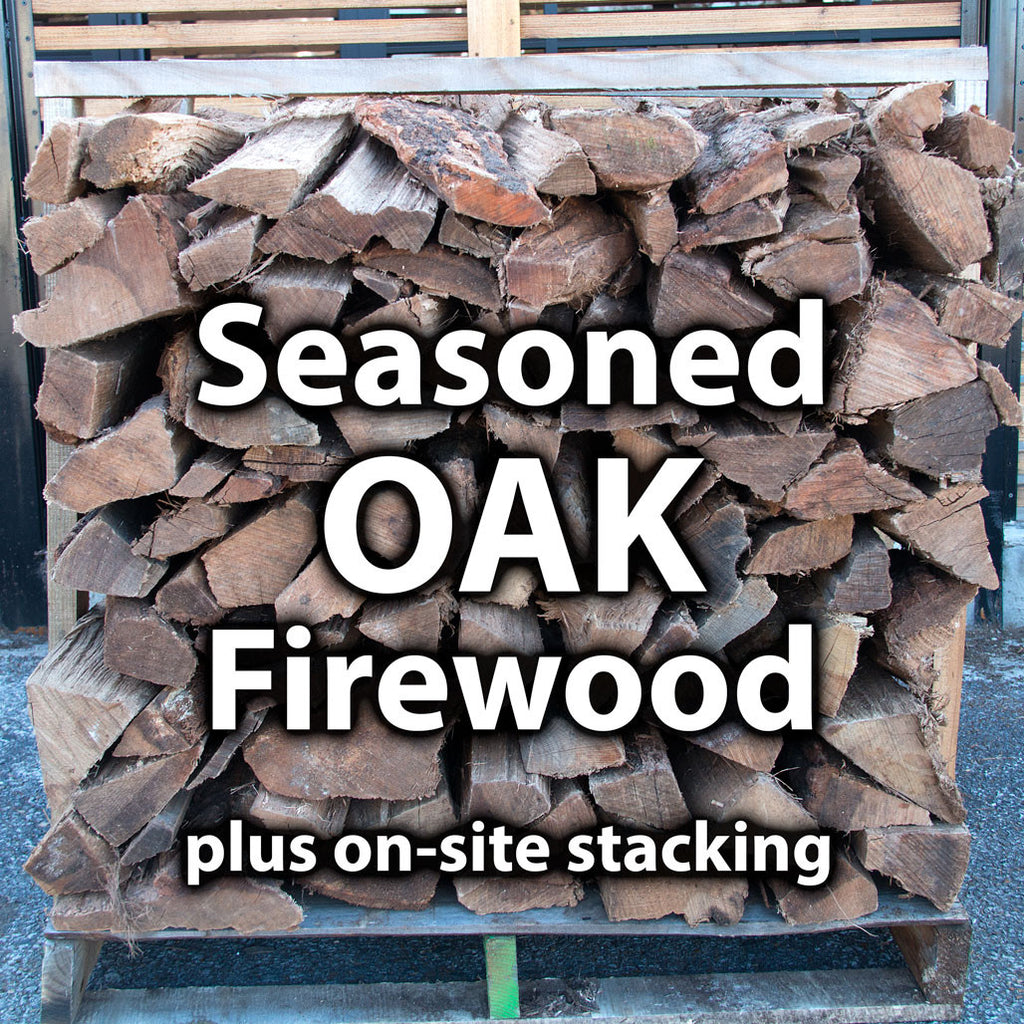 Half Seasoned Oak Firewood Split 3 4 Months Ago 1 Pallet Stackin Woodland Heat 6134