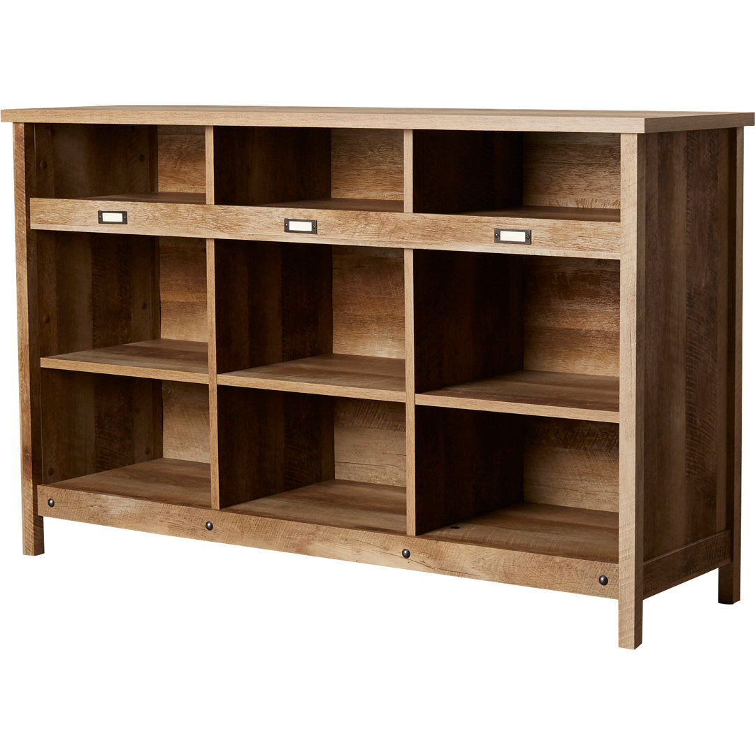 Gracie Oaks' Craftsman Oak Jai-Jay Cube Bookcase: 36.26" H x 58.19" W