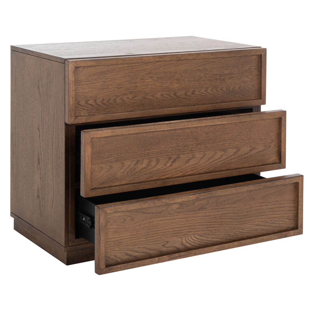 Hudson 3 - Drawer Dresser Joss & Main Color: Medium Oak - Image 3