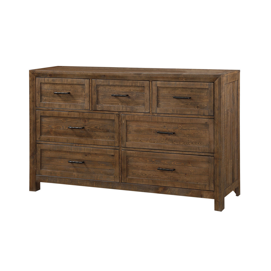 Craigsville 7 Drawer 63" W Solid Wood Dresser Three Posts™ - Image 3