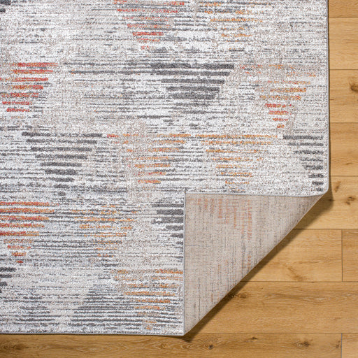Modern Machine-Woven Area Rug in Merengue Style