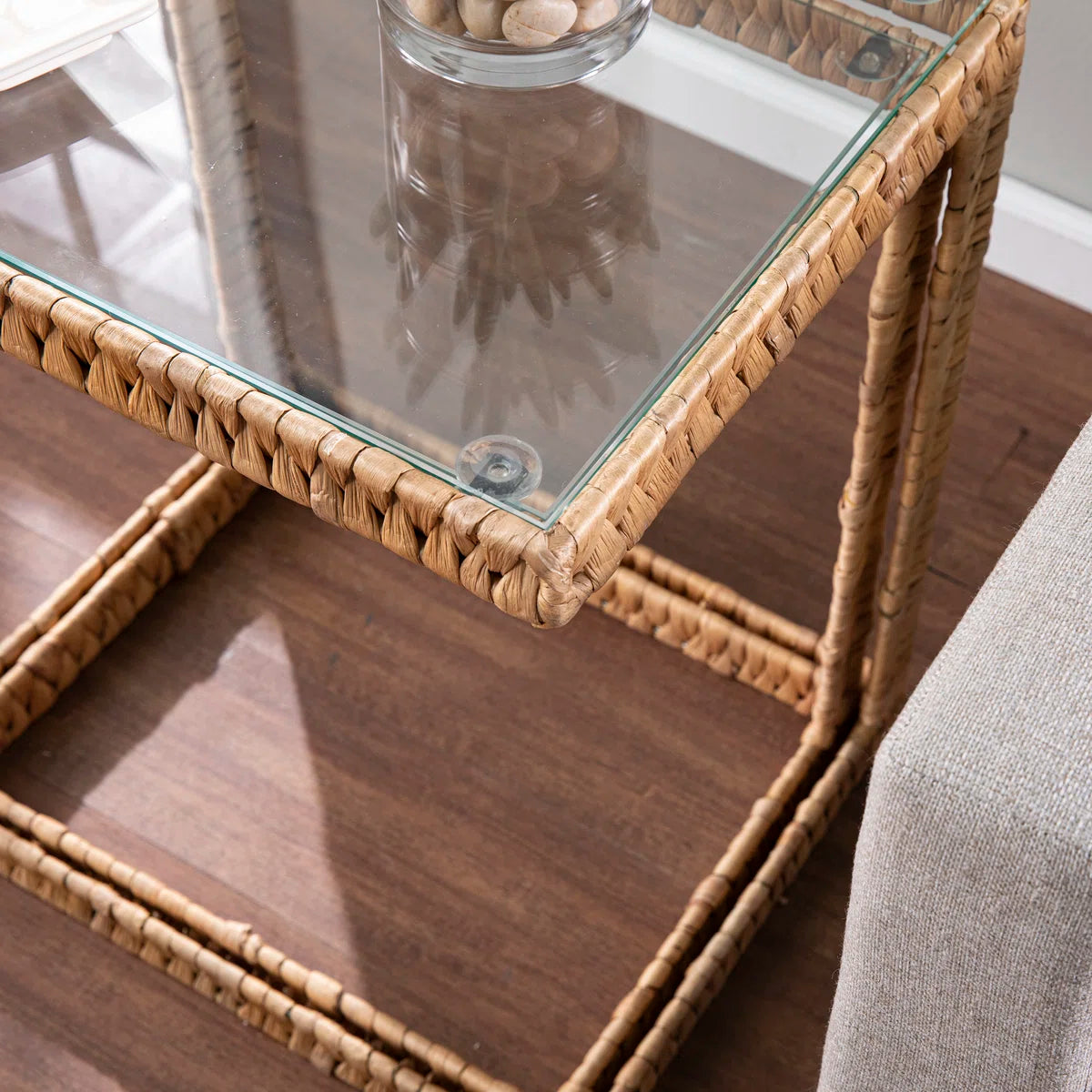Ismaya Glass Top Nesting Tables - Image 5