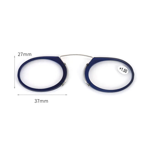 Ultra Thin Reading Glasses With Case On Phone Portable