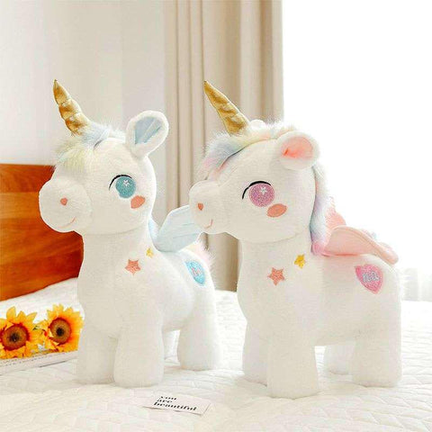 Cute Colorful Soft Bright Cheerful Unicorn Stuffed Animal