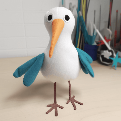 Cartoon Cute Funny Bird Stuffed Animal