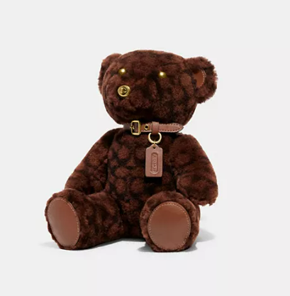 Coach Bear Collectible in Signature Shearling