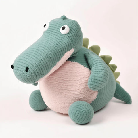 Cute cartoon chubby crocodile stuffed animal