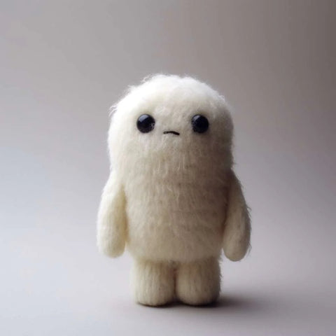 Cute Emo Snow Monster Yeti Stuffed Animal