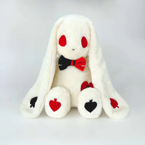 Emo White Rabbit Stuffed Animal
