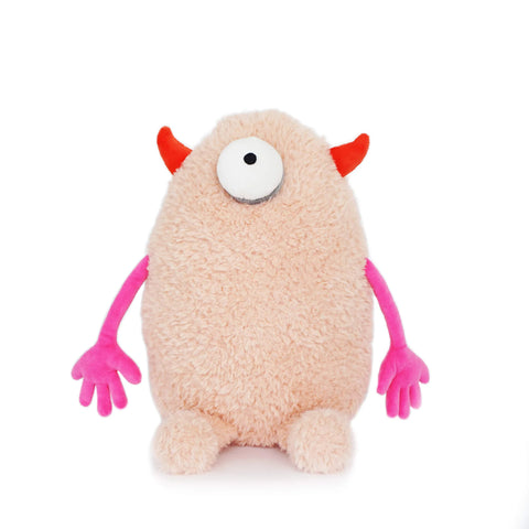 Cute Pink Little One-eyed Monster