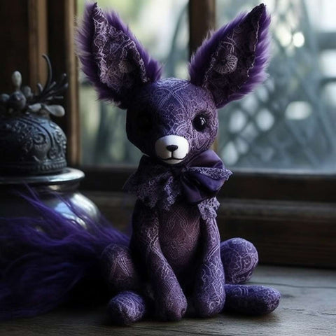 plush fox goth style