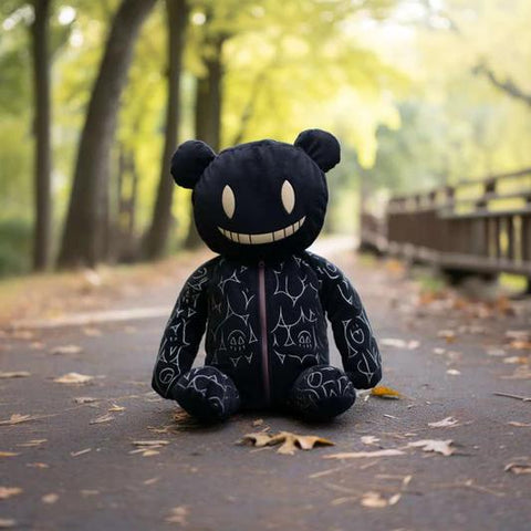 Goth Teddy Bear Stuffed Animal