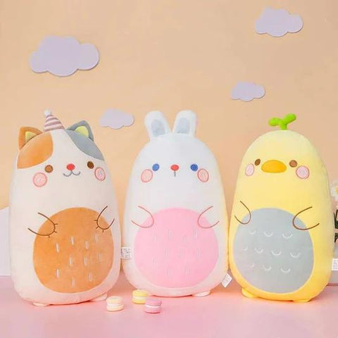 Kawaii Creative Oval Animal Pillow