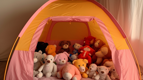 Fill your tent with stuffed animals