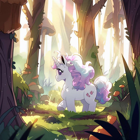 Sunbathing Forest Unicorns