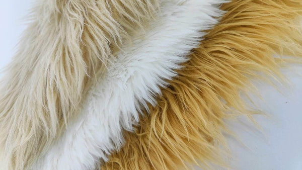 Acrylic fiber high pile faux fur fabric PlushThis