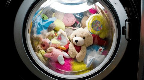 wash stuffed animals by washing machine