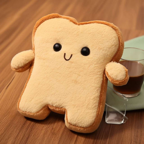 Mini Kawaii Toast Stofftier