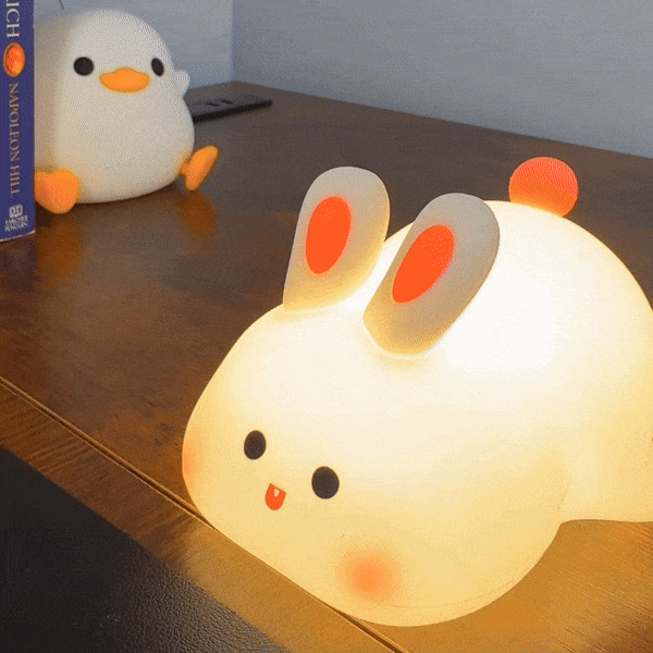 veilleuse lapin capteur tactile gif