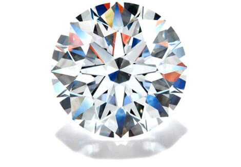 Diamond showing dispersion