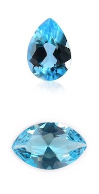 london blue topaz pear and marquise cut