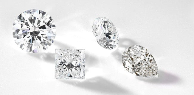 loose diamonds of various shapes