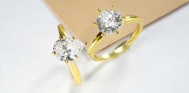 yellow gold rings