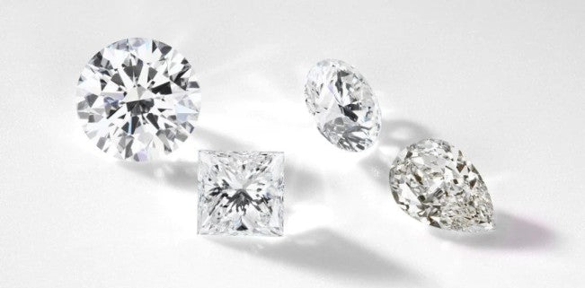 different shaped diamonds