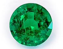 round emerald natural AAA shape