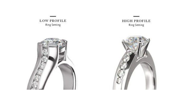 engagement ring setting comparison