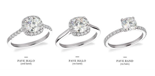 Pave Engagement Rings That Bring the Extra Sparkle | With Clarity
