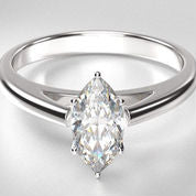solitaire engagement rings marquise diamond