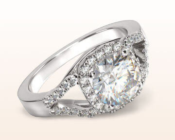 split shank halo engagement rings squarish