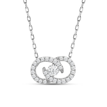Infinity Diamond Galaxy Necklace