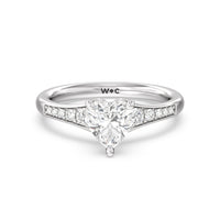 Vintage Hidden Halo Classic Diamond Engagement Ring