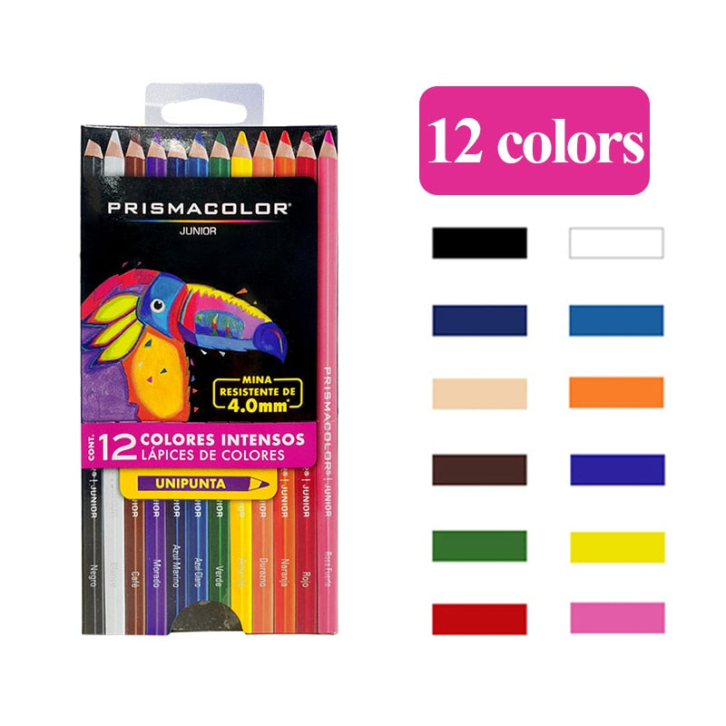 PRISMACOLOR 12/15/24/36/48 Colors Oily Colored Pencil Set Wood Colour