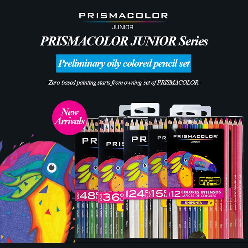 PRISMACOLOR 12/15/24/36/48 Colors Oily Colored Pencil Set Wood Colour