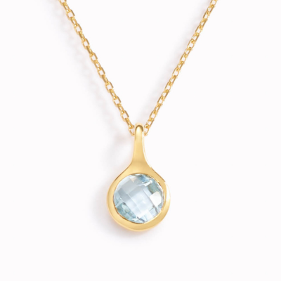 Blue Topaz - Blue Topaz Necklace - Sigrid