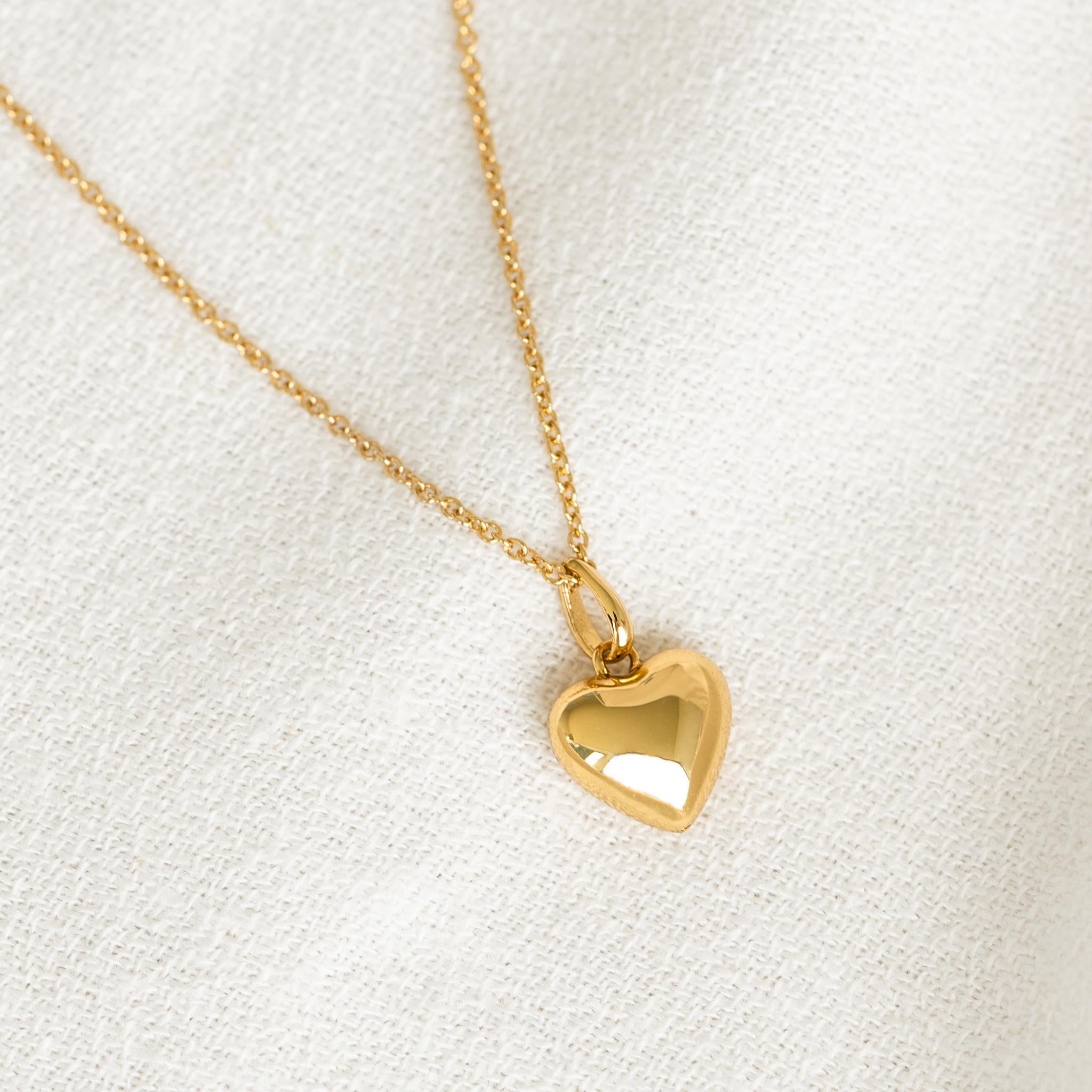 Puffy Heart Necklace