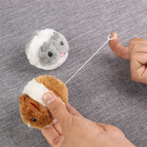 Cute Mouse Cat Toys Cat Supplies Plush Toy Shake Movement Mouse Pet Kitten Funny Plush Little Mouse Interactive Cat Toys - Fancy Furballs